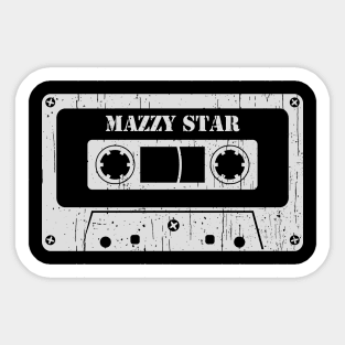 Mazzy Star - Vintage Cassette White Sticker